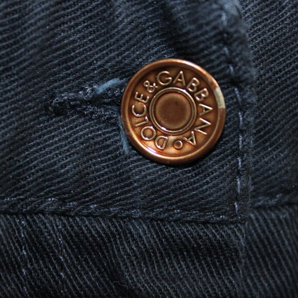 Dolce & Gabbana Low Rise Skinny Ankle Black Authentic Size 38 - Picture 5 of 11